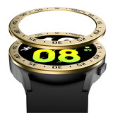 Strap-it Samsung Galaxy Watch 5 44mm lunette temps (or rétro)