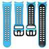 Strap-it Strap-it Bracelet sport carré Samsung Galaxy Watch 4 44mm (bleu clair/noir) Strap-it Strap-it Bracelet sport carré Samsung Galaxy Watch 4 44mm (bleu clair/noir)