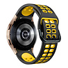 Strap-it Strap-it Bracelet sport carré Samsung Galaxy Watch 4 44mm (noir/jaune) Strap-it Strap-it Bracelet sport carré Samsung Galaxy Watch 4 44mm (noir/jaune)