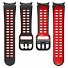 Strap-it Strap-it Bracelet sport carré Samsung Galaxy Watch 4 44mm (noir/rouge)