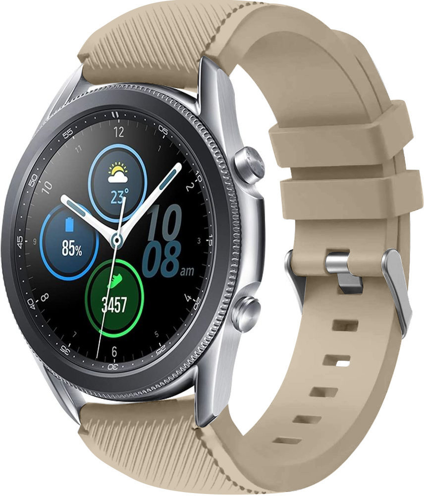 Strap-it Strap-it Bracelet silicone Samsung Galaxy Watch 3 45mm (beige)