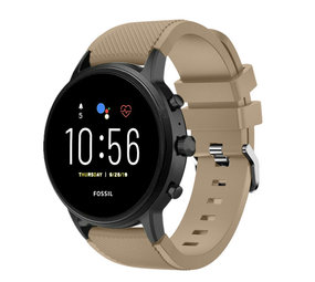 Strap-it Bracelet silicone Fossil Gen 5 (beige)