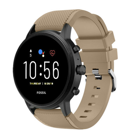 Strap-it Strap-it Bracelet silicone Fossil Gen 5 (beige)