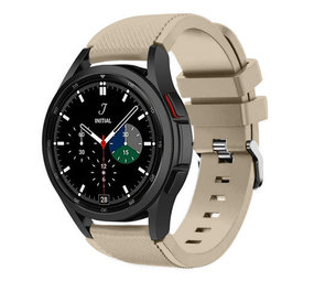 Strap-it Bracelet silicone Samsung Galaxy Watch 4 Classic 42mm (beige)