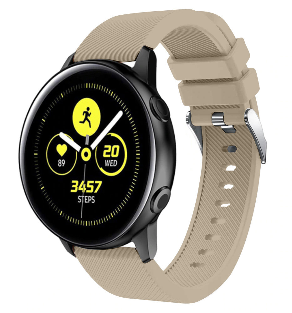 Strap-it Strap-it Bracelet silicone Samsung Galaxy Active (beige)