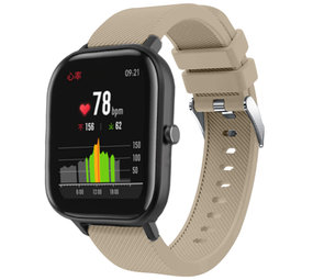 Strap-it Bracelet silicone Xiaomi Amazfit GTS (beige)