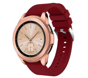 Strap-it Bracelet silicone Samsung Galaxy Watch 42mm (bordeaux)