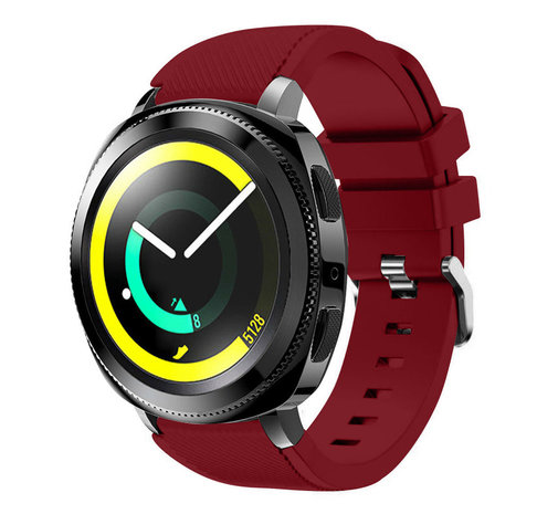 Strap-it Strap-it Bracelet silicone Samsung Gear Sport (bordeaux)