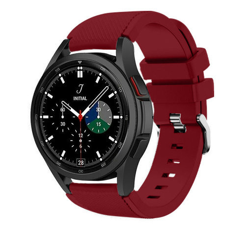 Strap-it Strap-it Bracelet silicone Samsung Galaxy Watch 4 Classic 42mm (bordeaux)
