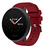 Strap-it Strap-it Bracelet silicone Polar Ignite 2 (bordeaux)