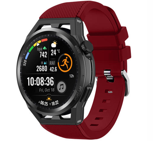 Strap-it Strap-it Bracelet silicone Huawei Watch GT Runner (bordeaux)