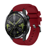 Strap-it Bracelet silicone Huawei Watch GT 3 46mm (bordeaux)