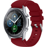 Strap-it Bracelet silicone Samsung Galaxy Watch 3 45mm (bordeaux)