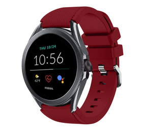 Strap-it Bracelet silicone Fossil Gen 5e 44mm (bordeaux)