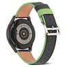 Strap-it Strap-it Bracelet cuir Huawei Watch GT 3 46mm (noir-vert) Strap-it Strap-it Bracelet cuir Huawei Watch GT 3 46mm (noir-vert)