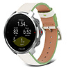 Strap-it Strap-it Bracelet cuir Polar Grit X (blanc-vert) Strap-it Strap-it Bracelet cuir Polar Grit X (blanc-vert)