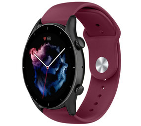 Strap-it Bracelet sport Amazfit GTR 3 (Pro) (bordeaux)