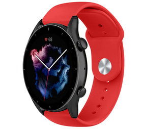 Strap-it Bracelet sport Amazfit GTR 3 (Pro) (rouge) Strap-it Bracelet sport Amazfit GTR 3 (Pro) (rouge)