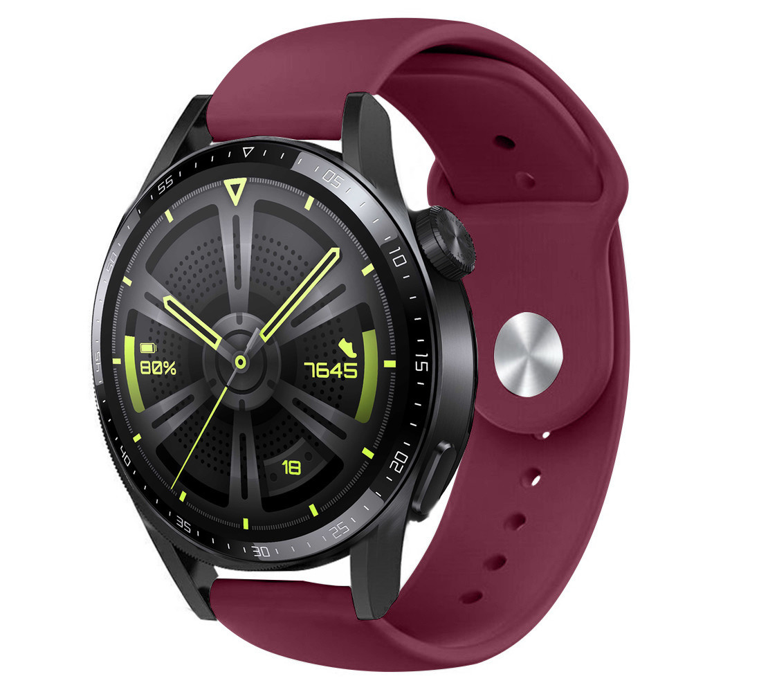 Strap-it Strap-it Bracelet sport Huawei Watch GT 3 46mm (bordeaux)
