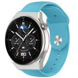 Strap-it Bracelet sport Huawei Watch GT 3 Pro 46mm (bleu clair) Strap-it Bracelet sport Huawei Watch GT 3 Pro 46mm (bleu clair)
