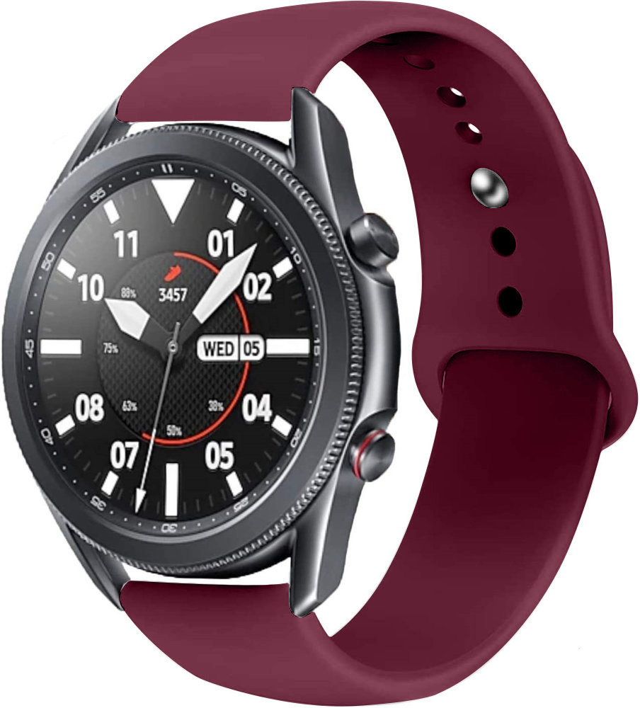 Strap-it Strap-it Bracelet sport Samsung Galaxy Watch 3 45mm (bordeaux)