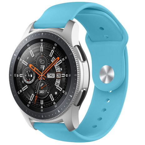 Strap-it Strap-it Bracelet sport Samsung Galaxy Watch 46mm (bleu clair) Strap-it Strap-it Bracelet sport Samsung Galaxy Watch 46mm (bleu clair)