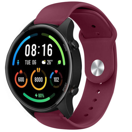 Strap-it Strap-it Bracelet sport Xiaomi Mi Watch (bordeaux) Strap-it Strap-it Bracelet sport Xiaomi Mi Watch (bordeaux)