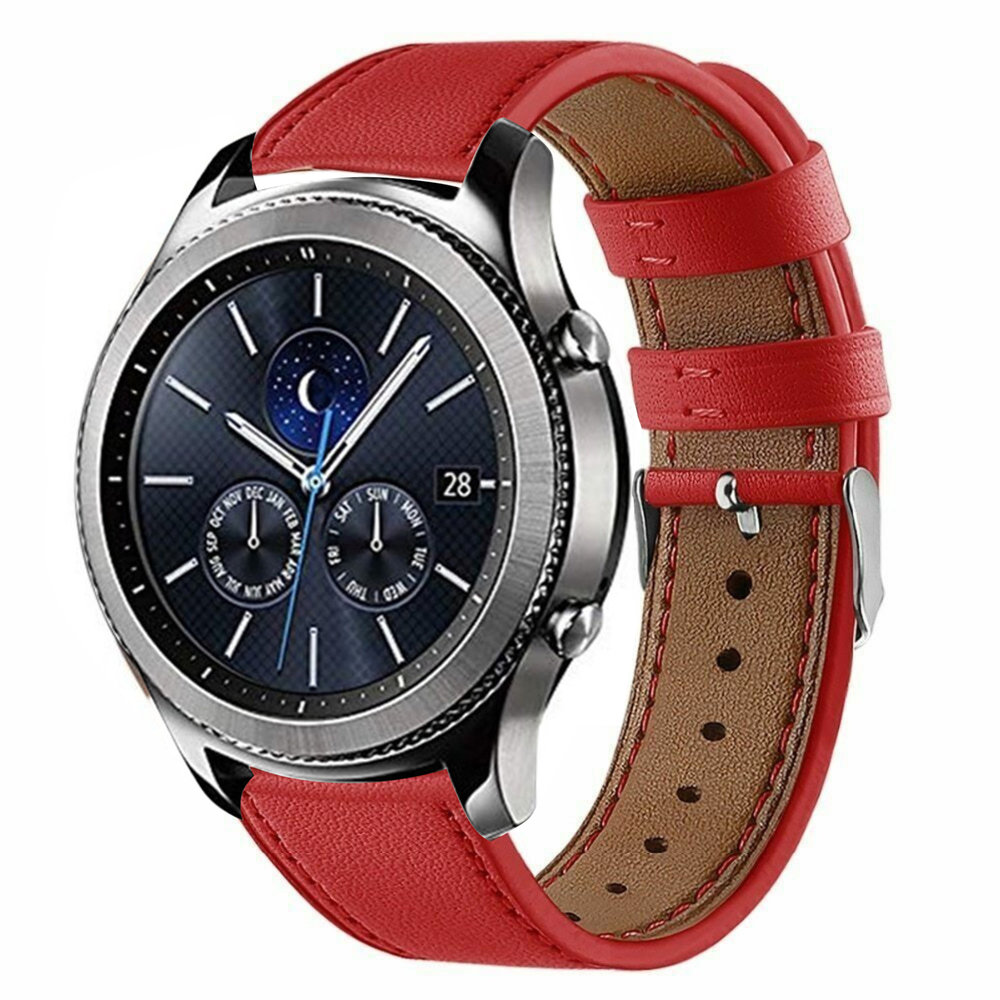 Strap-it Strap-it Bracelet cuir Samsung Gear S3 (rouge)
