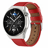 Strap-it Strap-it Bracelet cuir Huawei Watch GT 3 Pro 46mm (rouge) Strap-it Strap-it Bracelet cuir Huawei Watch GT 3 Pro 46mm (rouge)