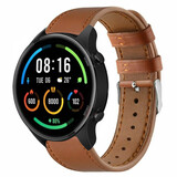 Strap-it Bracelet cuir Xiaomi Mi Watch (marron serré)