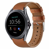 Strap-it Bracelet cuir Fossil Gen 5e 44mm (serré marron)