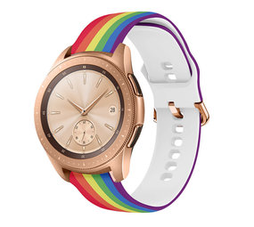 Strap-it Bracelet l'arc-en-ciel Samsung Galaxy Watch 42mm