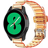 Strap-it Strap-it Bracelet cristal Samsung Galaxy Watch 4 44mm (orange transparent) Strap-it Strap-it Bracelet cristal Samsung Galaxy Watch 4 44mm (orange transparent)