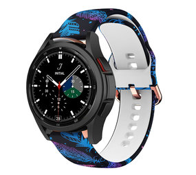 Strap-it Bracelet Funky Feather Samsung Galaxy Watch 4 Classic 46mm