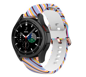 Strap-it Bracelet Silly Stripes Samsung Galaxy Watch 4 Classic 46mm