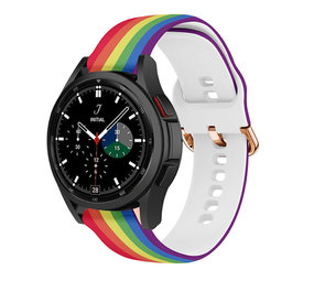 Strap-it Bracelet l'arc-en-ciel Samsung Galaxy Watch 4 Classic 46mm