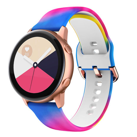 Strap it Strap it Bracelet Color Crazy Samsung Galaxy Watch Active