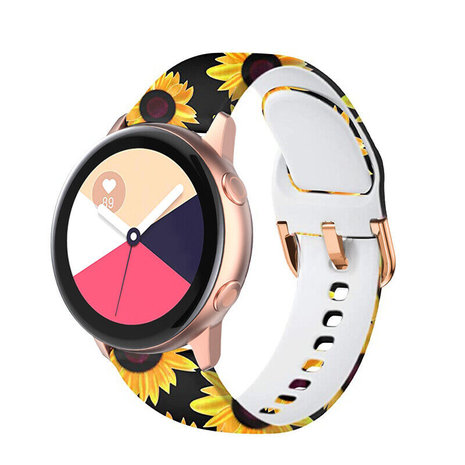 Strap-it Strap-it Bracelet Sunny Flower Samsung Galaxy Watch Active