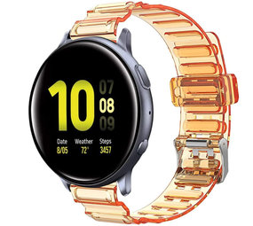 Strap-it Bracelet cristal Samsung Galaxy Watch Active (orange transparent)