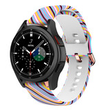 Strap-it Bracelet Silly Stripes Samsung Galaxy Watch 4 Classic 42mm Strap-it Bracelet Silly Stripes Samsung Galaxy Watch 4 Classic 42mm