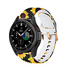 Strap-it Strap-it Bracelet Sunny Flower Samsung Galaxy Watch 4 Classic 42mm Strap-it Strap-it Bracelet Sunny Flower Samsung Galaxy Watch 4 Classic 42mm