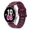 Strap-it Strap-it Bracelet silicone à motifs Samsung Galaxy Watch 5 44mm (bordeaux) Strap-it Strap-it Bracelet silicone à motifs Samsung Galaxy Watch 5 44mm (bordeaux)