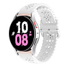 Strap-it Strap-it Bracelet silicone à motifs Samsung Galaxy Watch 5 44mm (blanc) Strap-it Strap-it Bracelet silicone à motifs Samsung Galaxy Watch 5 44mm (blanc)