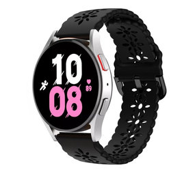Strap-it Bracelet silicone à motifs Samsung Galaxy Watch 5 44mm (noir)