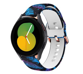 Strap-it Bracelet Funky Feather Samsung Galaxy Watch 4 44mm