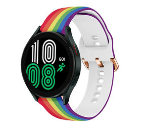 Strap-it Bracelet l'arc-en-ciel Samsung Galaxy Watch 4 44mm