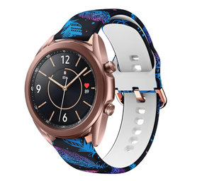 Strap-it Bracelet Funky Feather Samsung Galaxy Watch 3 41mm