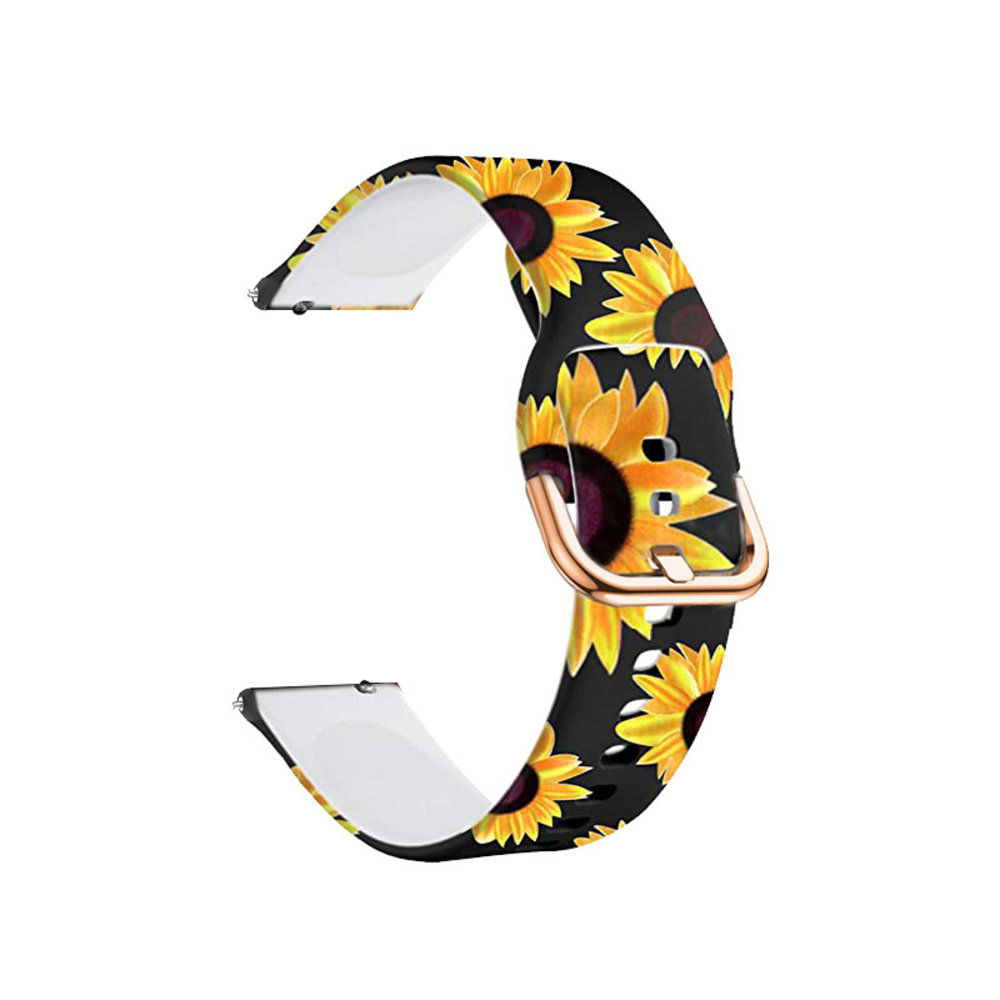 Strap-it Strap-it Bracelet Sunny Flower Samsung Galaxy Watch 3 41mm