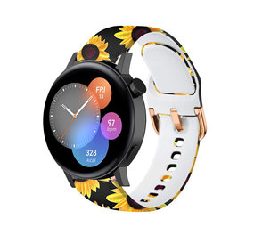 Strap-it Bracelet Tournesol Huawei Watch GT 3 42mm