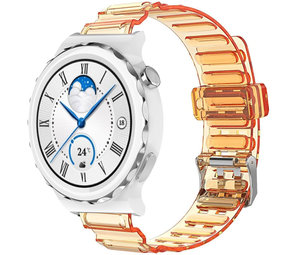 Strap-it Bracelet cristal Huawei Watch GT 3 Pro 43mm (orange transparent)